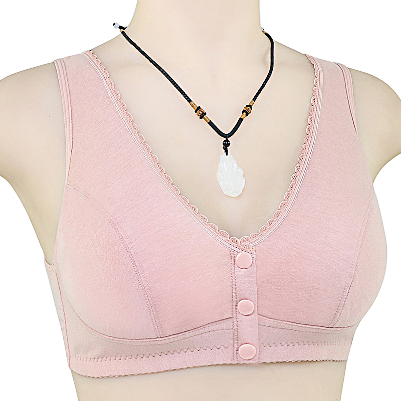 Sujetador de algodón cómodo pa - Plunge Bra Push Up reseña y precio